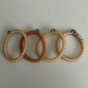 TELETIES 4 Pack Small Size Multicolor